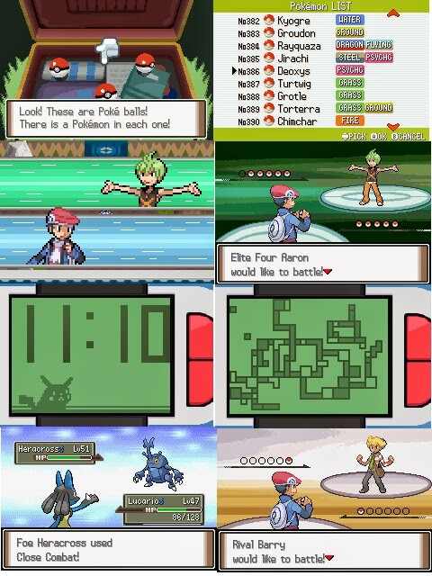 Pokemon Platinum: Red & Blue Versions