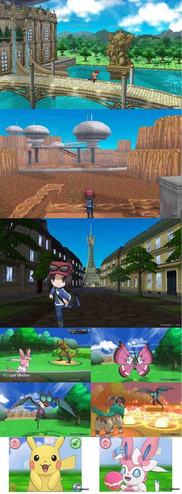 Pokemon X screenshots