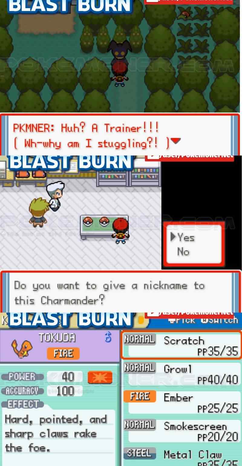 Pokemon Blast Burn
