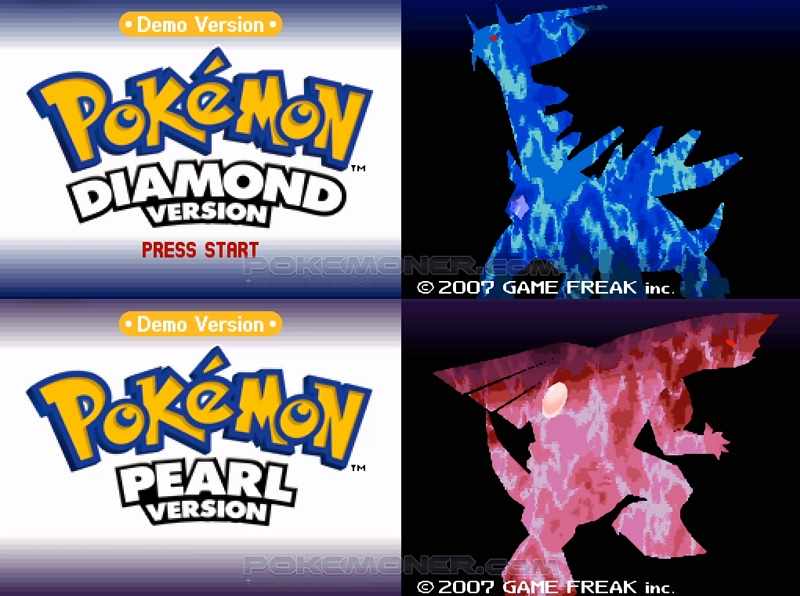 Pokemon Diamond and Pearl Demo screenshots