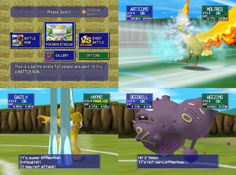 Pokemon Cross Stadium screenshot