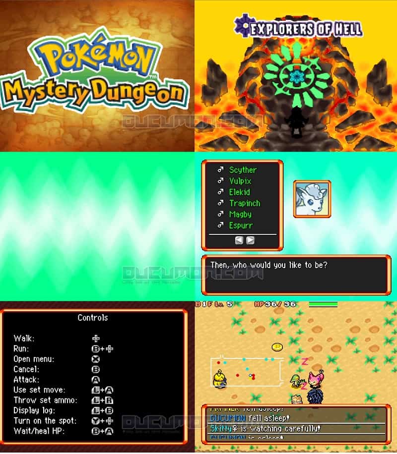 Pokemon Mystery Dungeon Explorers of Hell