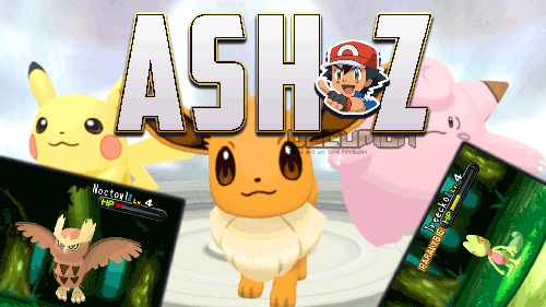 Pokemon Ash Z cover is made by Ducumon