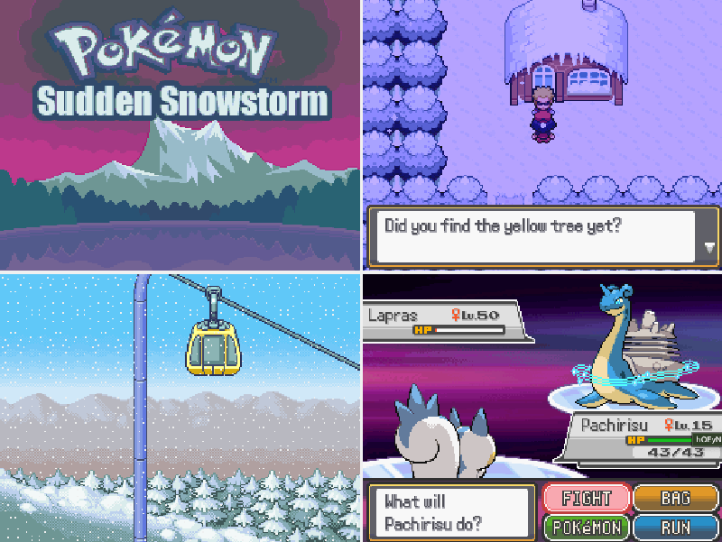 Pokemon Sudden Snowstorm