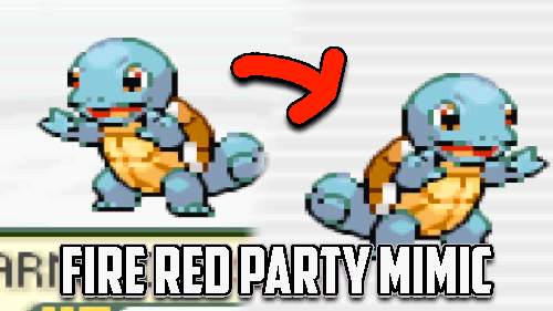 Pokemon Fire Red Party Mimic