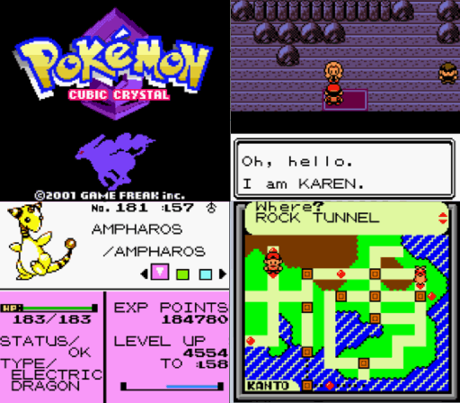 Pokemon Cubic Crystal covers
