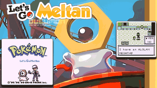 Pokemon Let's Go Meltan cover is made by Ducumon