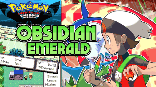 Pokemon Obsidian Emerald cover is made by Ducumon
