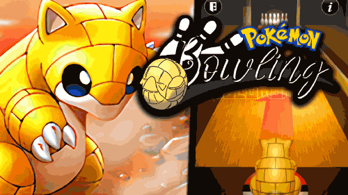 Pokemon Sandshrew Bowling is made by Ducumon