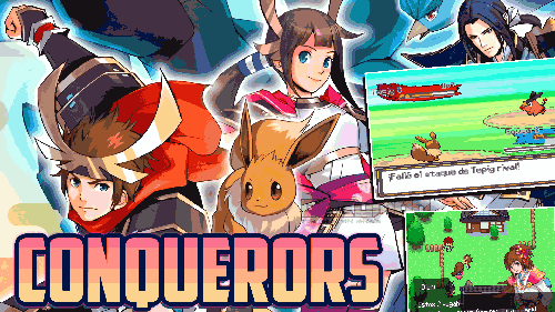 Pokemon Conquerors cover is made by Ducumon