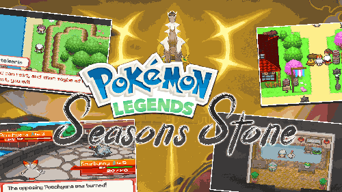 Pokemon Seasons Stone cover is  made by Ducumon