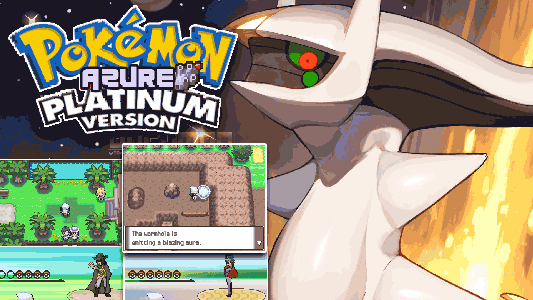Pokemon Azure Platinum cover is made by Ducumon