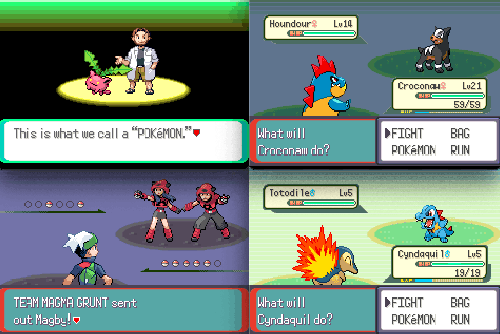 Pokemon Emerald Johto Edition screenshots