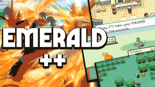 Pokemon Emerald++ cover is made by Ducumon