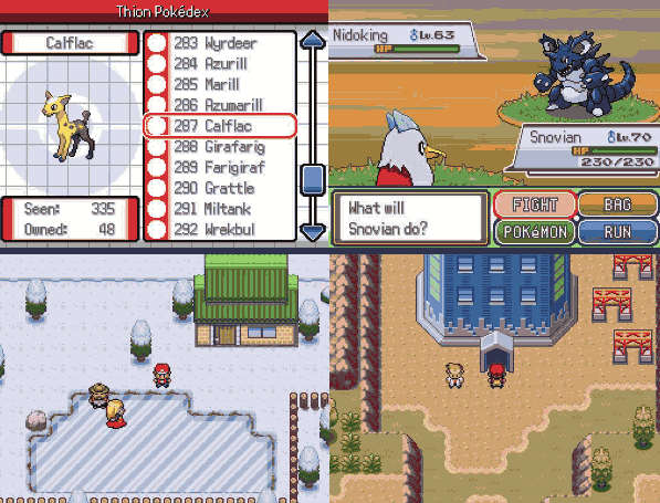 Pokemon Aether and Chaos screenshots