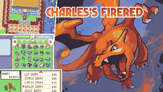 Pokemon Charles's FireRed cover is made by Ducumon